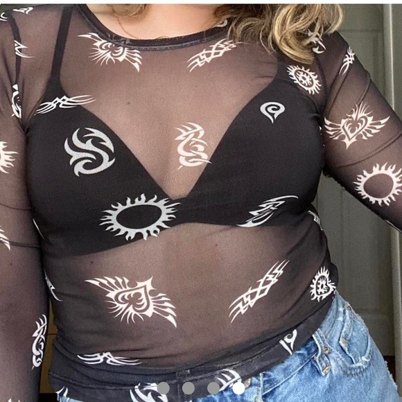 Urban Outfitters mesh top - Picture 1 of 3